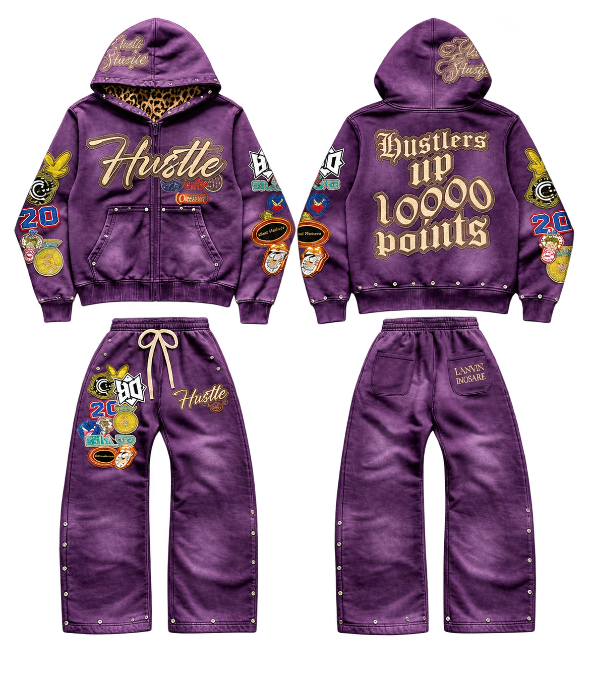purple jumpsuit