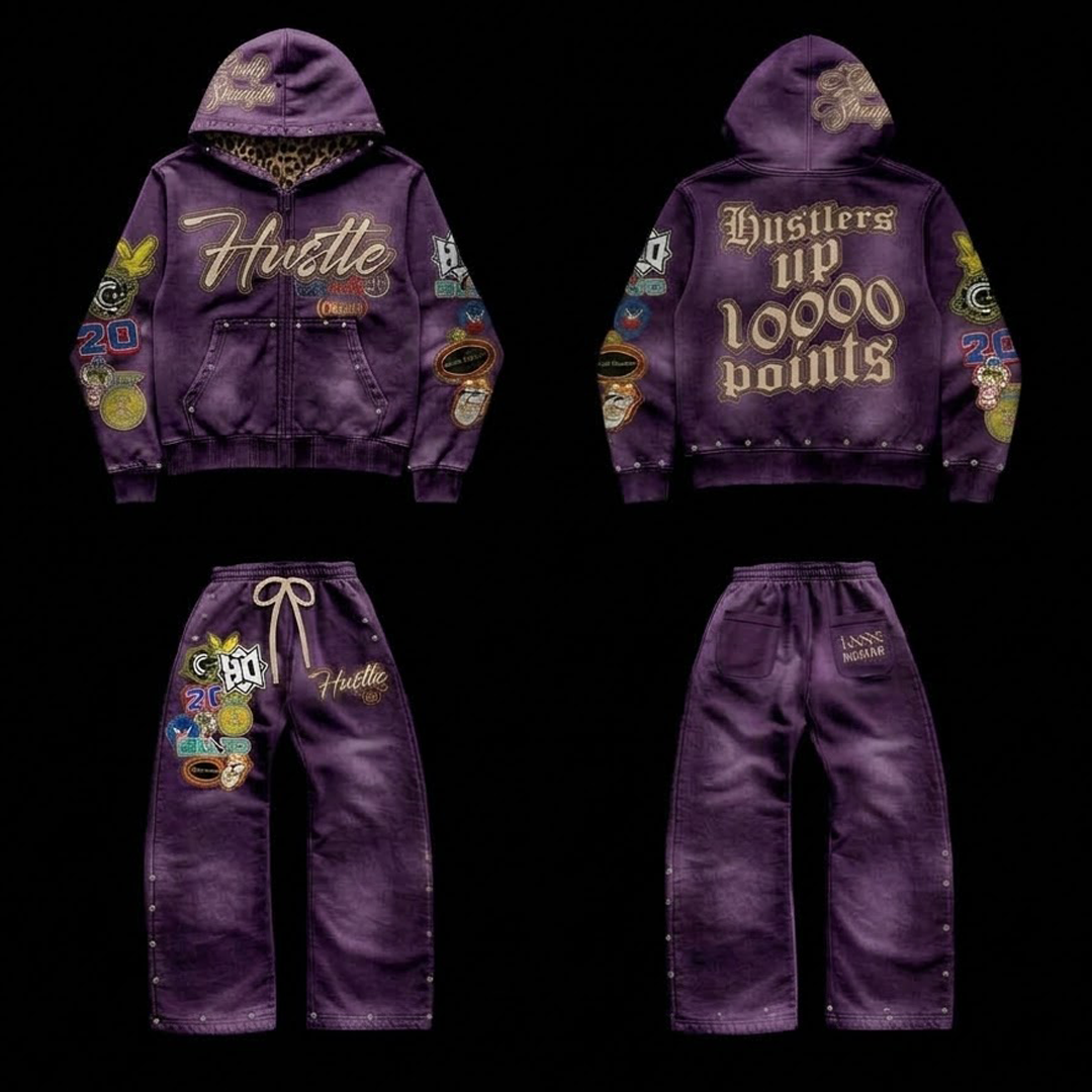 10,000 POINTS JUMPSUIT: PURPLE
