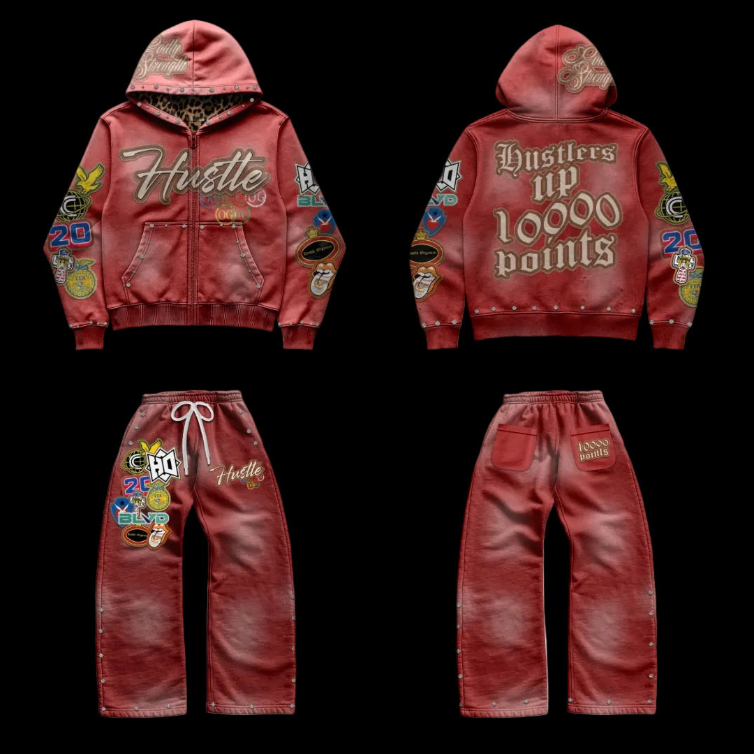 10,000 POINTS JUMPSUIT: RED